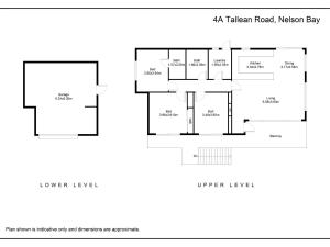 Grunnteikning Mon Reve 4A Tallean Road three bedroom property with Wi-Fi, air conditioning