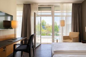 Vuode tai vuoteita majoituspaikassa Seminaris Hotel Potsdam Griebnitzsee