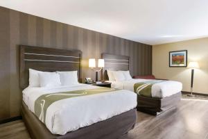 Un pat sau paturi într-o cameră la Quality Inn & Suites Bel Air I-95 Exit 77A