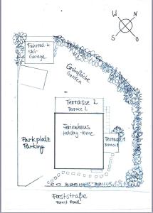 The floor plan of Waldchalet am Eichhof