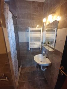 Fiesta Apartman tesisinde bir banyo