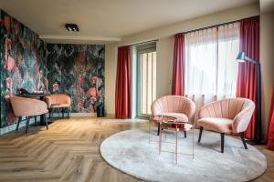 Гостиная зона в Hotel Greenside Texel