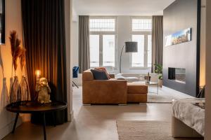 Ruang duduk di Bossche Suites No2 - Verwersstraat