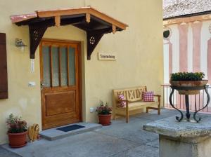 Un balcon sau o terasă la Ferienwohnung Watzmannblick Maria Gern