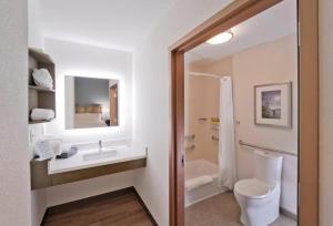 Candlewood Suites Baltimore - Inner Harbor, an IHG Hotel tesisinde bir banyo