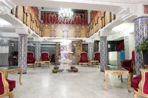 พื้นที่นั่งเล่นของ Hotel Moroccan House