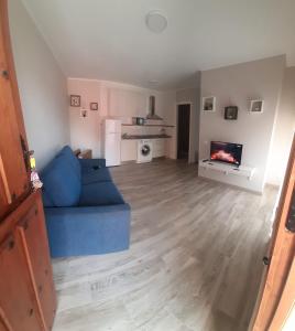 Eldhús eða eldhúskrókur á Apartamentos San Juan