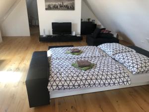 Cama ou camas em um quarto em Loft Dachsberg