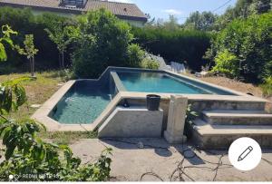 Piscina a Chalet Aurore o a prop