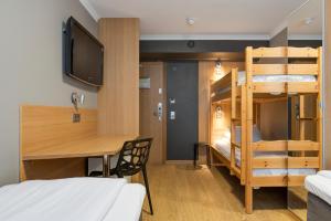 Gulta vai gultas numurā naktsmītnē Göteborgs Mini-Hotel