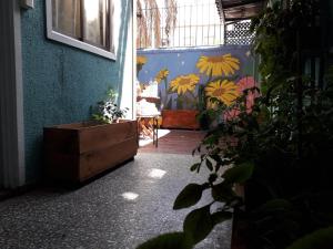 Um jardim em Atacama Hostel Backpackers