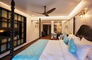 Giường trong phòng chung tại Sea Queen Beach Resort & Spa