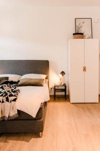 Vuode tai vuoteita majoituspaikassa Little Loft Limburg