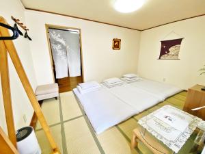 PetitHotel017全室ミニキッチン付きファミリルーム 飲食街中心 阿波踊り会館7分 文理 徳島大学 アスティとくしま車8分房間的床