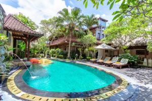 Majoituspaikassa Lumbung Sari Ubud Hotel - CHSE Certified tai sen lähellä sijaitseva uima-allas