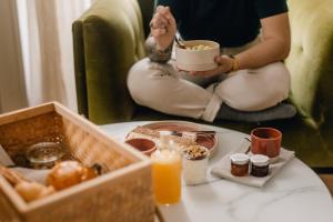 Mad på bed & breakfast-stedet eller i nærheden