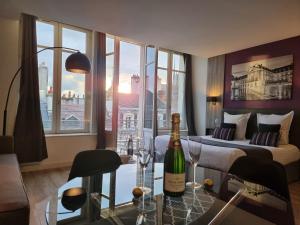 Гостиная зона в City Loft Apparthotel