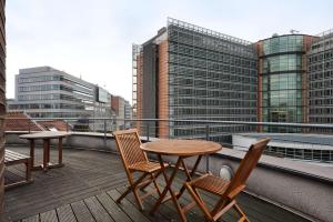 En balkong eller terrass på NH Brussels EU Berlaymont