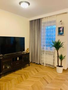 TV i/ili zabavni centar u objektu Apartament Prestige Pruszków