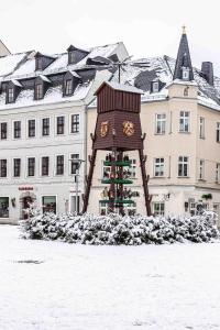 Das Büttner- Im Herzen von Schneeberg að vetri til