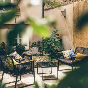 Zona d'estar a Appartement calme Le clos de Renée