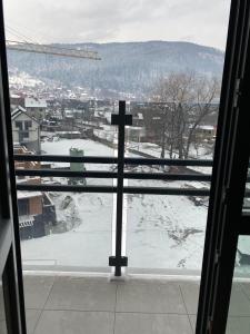 Splošen pogled na gorovje oz. razgled na gore, ki ga ponuja apartma