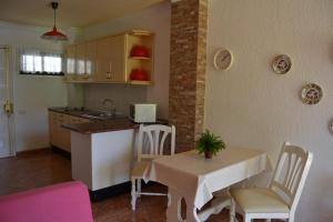 A kitchen or kitchenette at Apartamentos Don Quijote