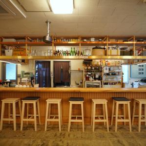 The lounge or bar area at La Union