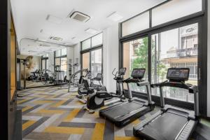 Fitnesscenter och/eller fitnessfaciliteter på Emerald Hotel by Continental Group