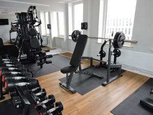 Fitness center at/o fitness facilities sa Elens Hotel