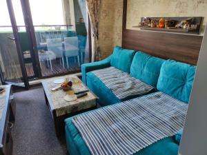 Ruang duduk di Delux Apartments Cote dAgur Burgas