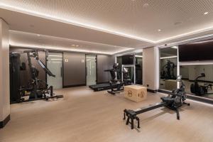 Fitness centrum a/nebo fitness zařízení v ubytování Eurostars Ambassador