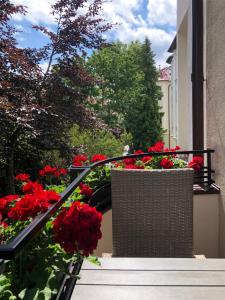 Un balcon sau o terasă la Apartamenty Vincent Sopot