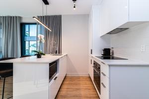 Dapur atau dapur kecil di WERFY Luxury Apart-Hotel