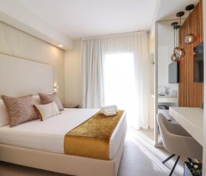 Lova arba lovos apgyvendinimo įstaigoje Double A Luxury Room