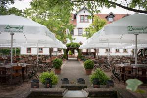 Majoituspaikan Hotel Bremerhof ravintola tai vastaava paikka