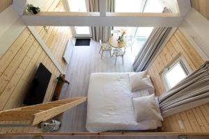 Ruang duduk di Tiny house - optioneel met hottub