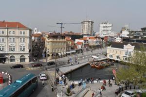 General view ng Aveiro o city view na kinunan mula sa apartment