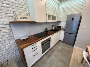 Una cocina o kitchenette en Apartament Byka