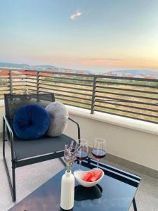 Un lugar para sentarse en Villa Moon Trogir