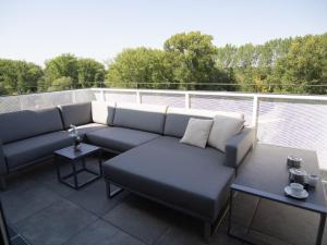 Balkon oz. terasa v nastanitvi Rooftop Tulln operated by revLIVING