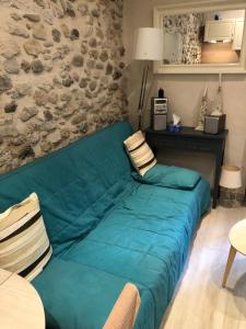 Гостиная зона в Vieil Antibes, ravissant 2p avec petite terrasse