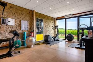 Fitnes oz. oprema za telovadbo v nastanitvi Kyriad Prestige Beaune le Panorama