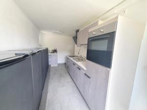 A cozinha ou cozinha compacta de Ferienhaus Tüchersfeld