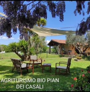 Kebun di luar Agriturismo Bio Pian Dei Casali