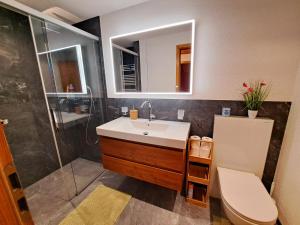 Sawasdee Swiss Chalet Wilderswil tesisinde bir banyo