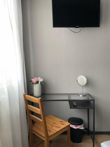 TV a/nebo společenská místnost v ubytování Alpha Fremdenzimmer