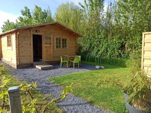 Gîtes entre mer et campagne, 3km de Berck les chalets du Fliers tesisinin dışında bir bahçe