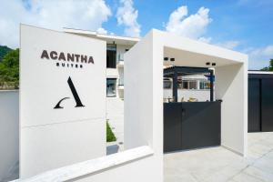 Un certificat, premiu, logo sau alt document afișat la Acantha Suites