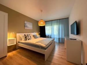 טלויזיה ו/או מרכז בידור ב-Cityapartment SB Am Homburg